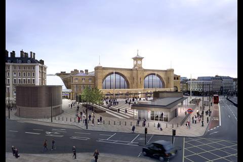 New Kings Cross Square day